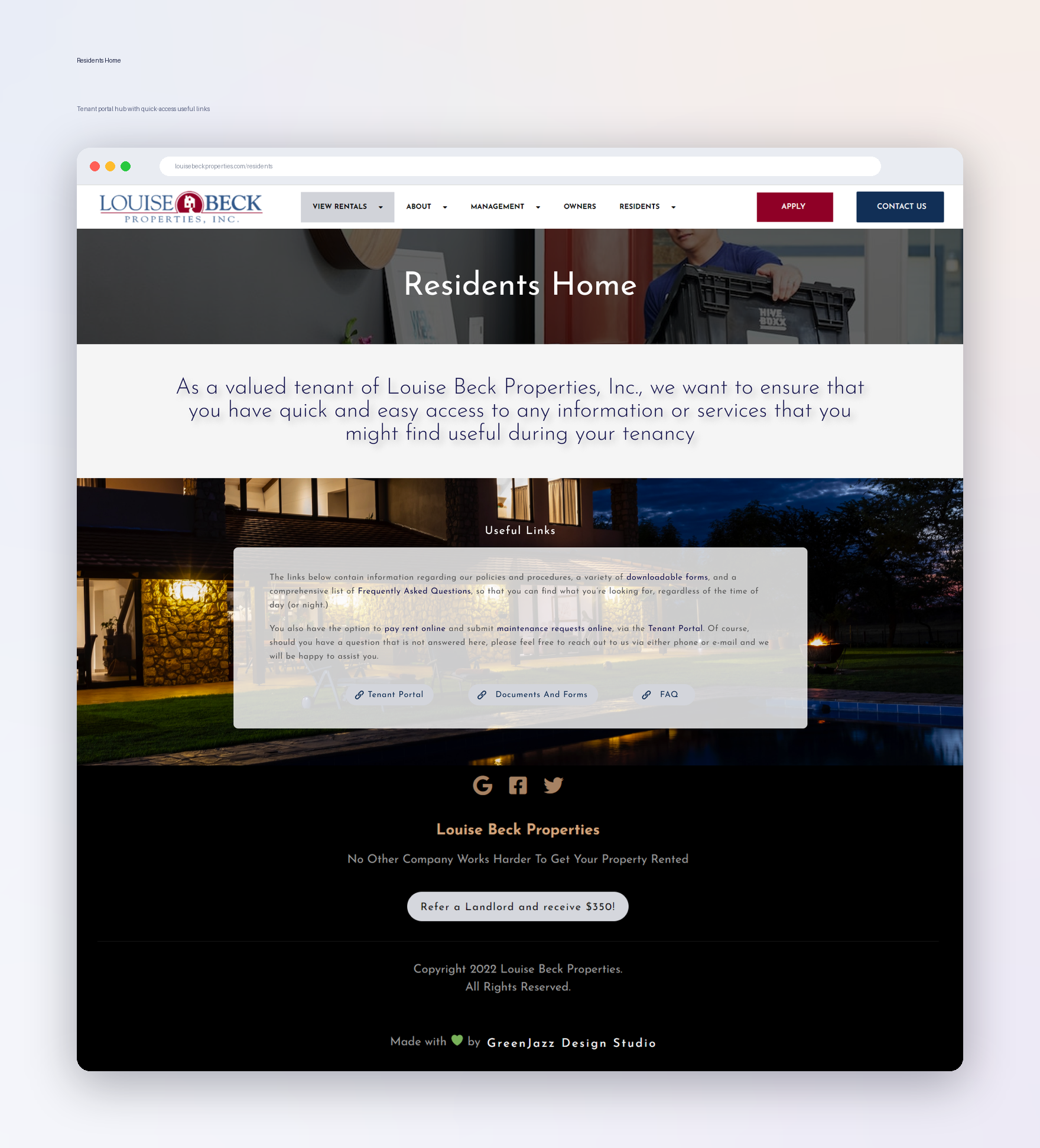 Louise Beck Properties screenshot 3