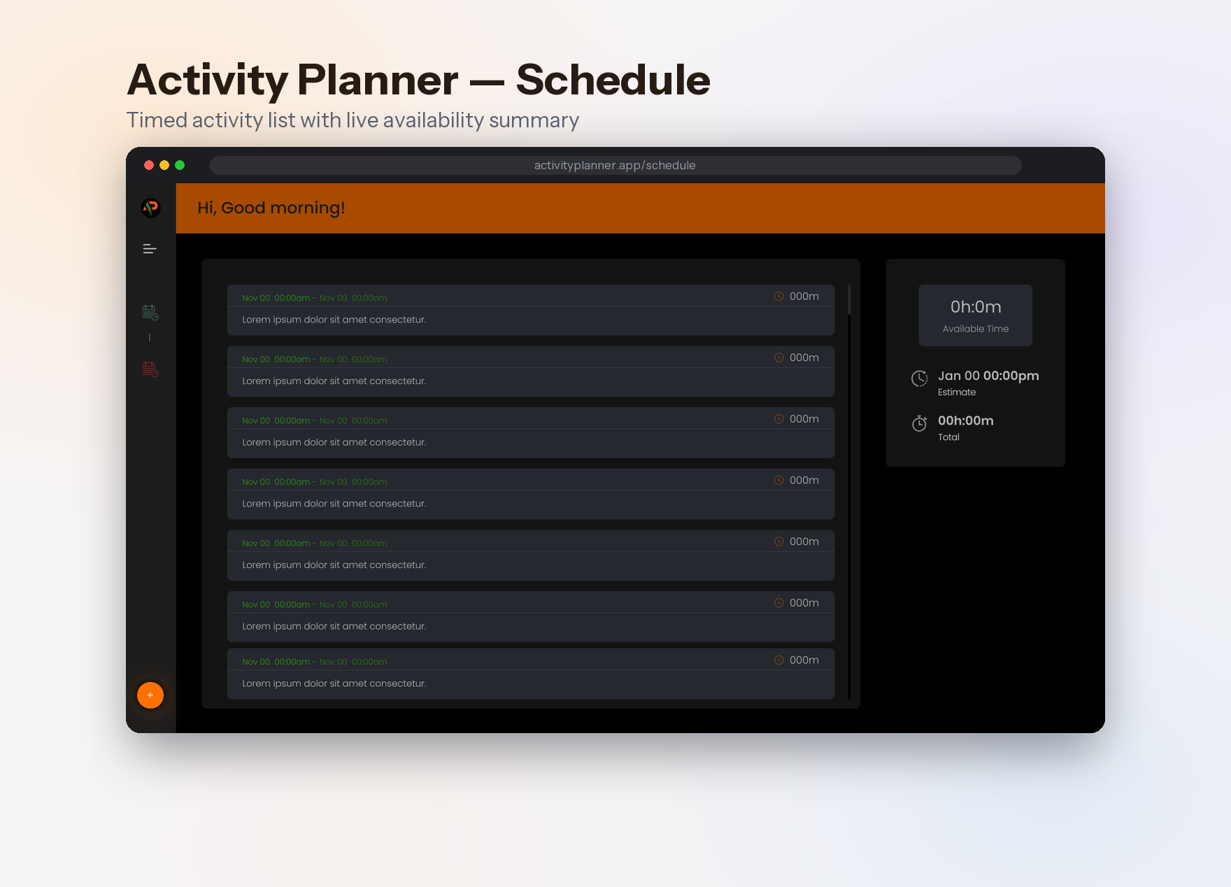 Activity Planner screenshot 4